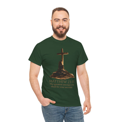 Humble Servant - Men's Christian T-Shirt (Front Design)