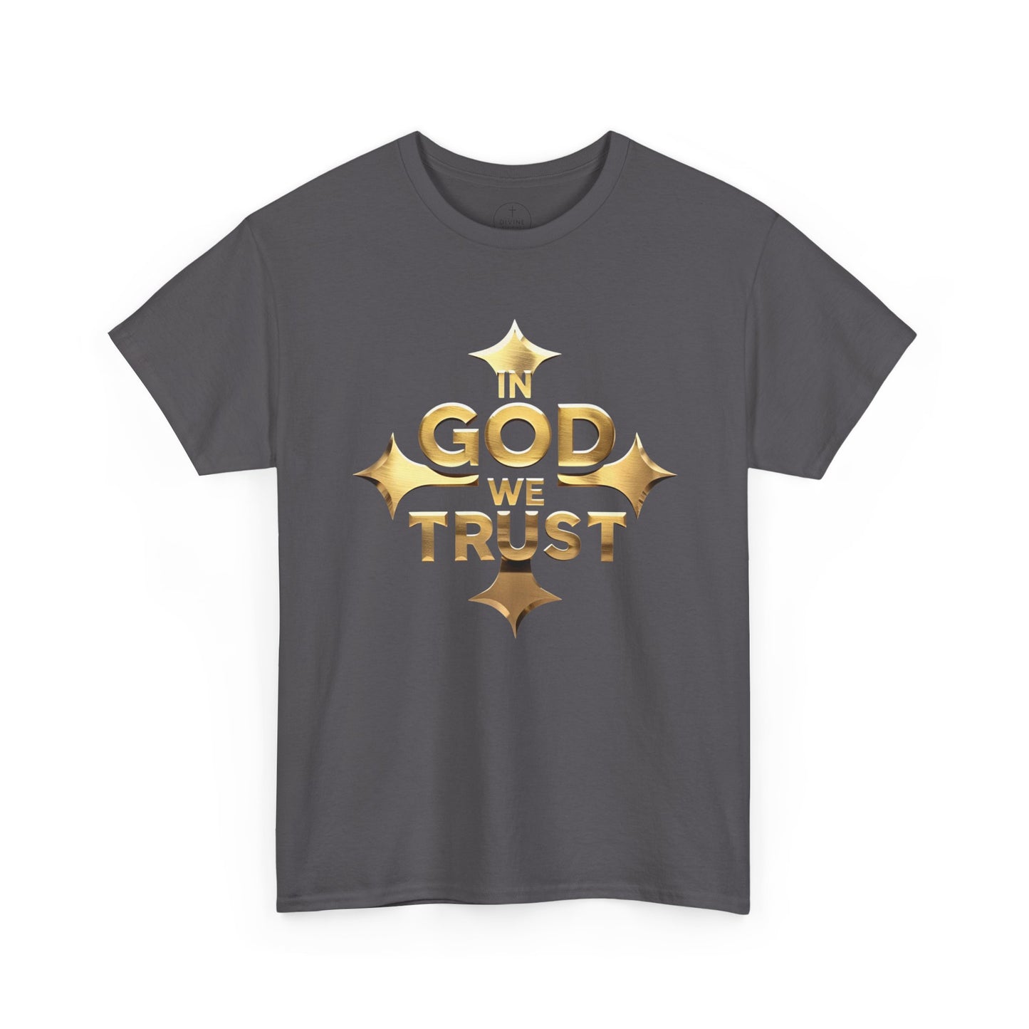 In God We Trust (Gold)- Men's Christian T-Shirt