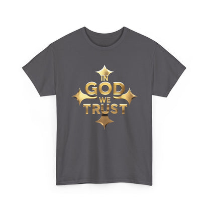 In God We Trust (Gold)- Men's Christian T-Shirt