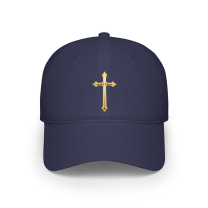 Gold Cross Baseball Cap – Faith-Inspired Adjustable Hat