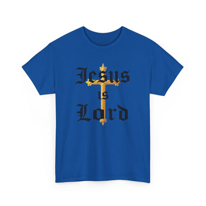 Jesus is Lord with Cross - Men's Christian T-Shirt