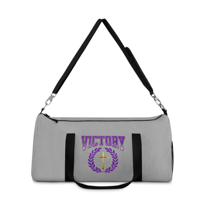 Victory in Every Step in Grey – Duffel Bag