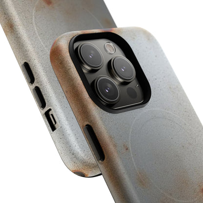 Enduring Faith – Old Metal Finish iPhone Magnetic Tough Case