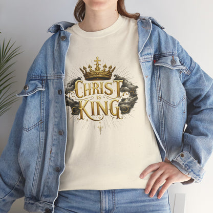 Christ is King Crowned - Women's Christian T-Shirt