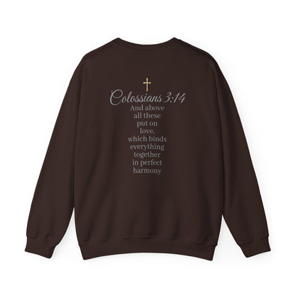 Put On Love Women’s Sweater – Wrapped in Grace