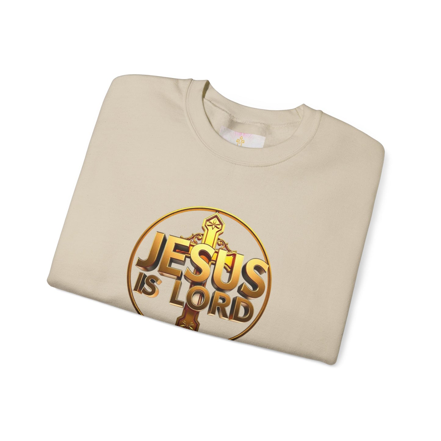 Bold Faith Women’s Sweatshirt – Proclaim Jesus Is Lord & He Is Risen (White Lettering)