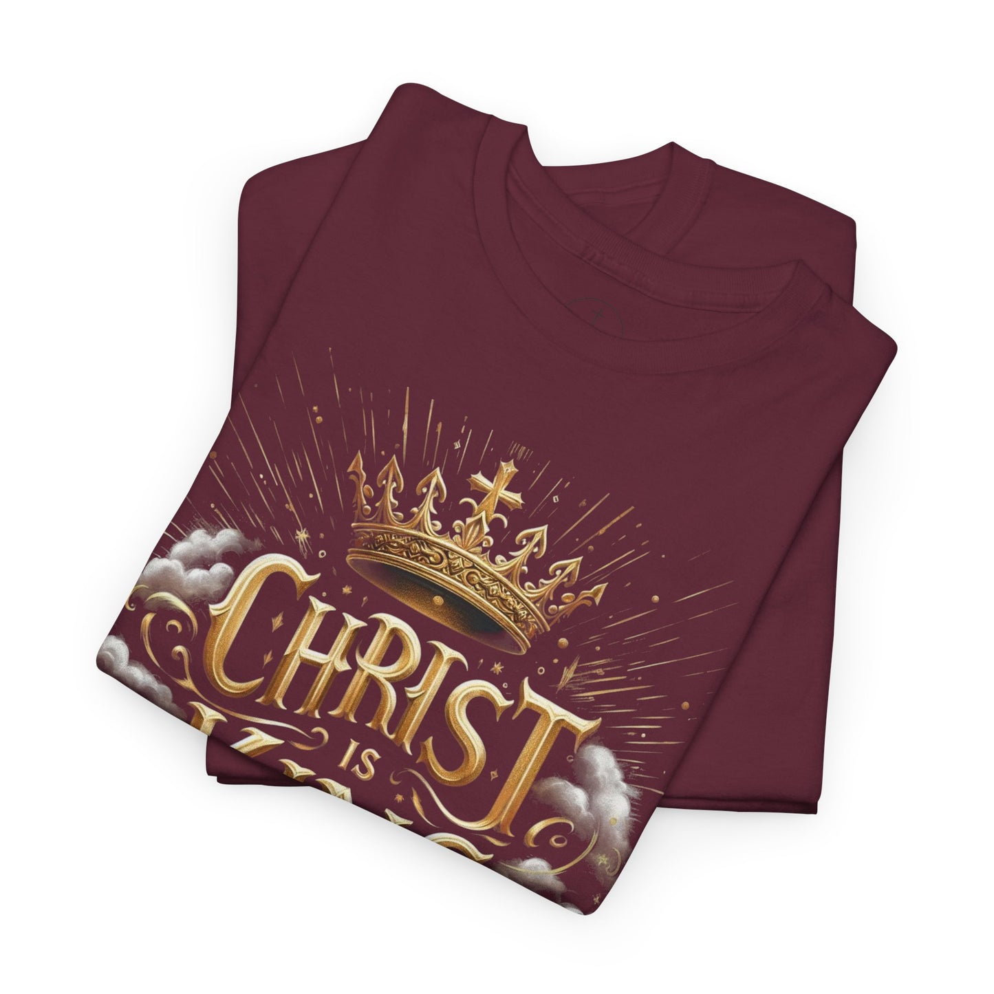 Christ is King Crowned - Men's Christian T-Shirt