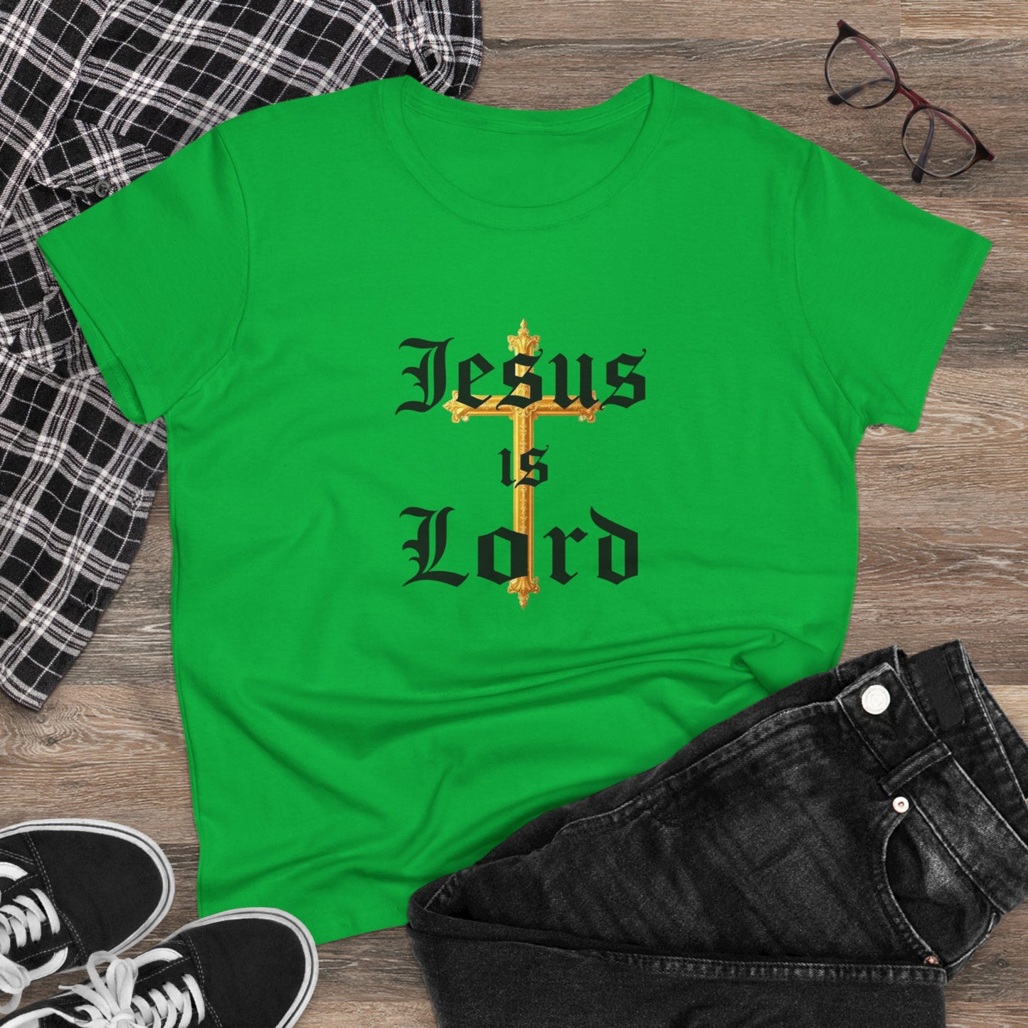 Jesus Is Lord – Women’s Tee of Devoted Faith