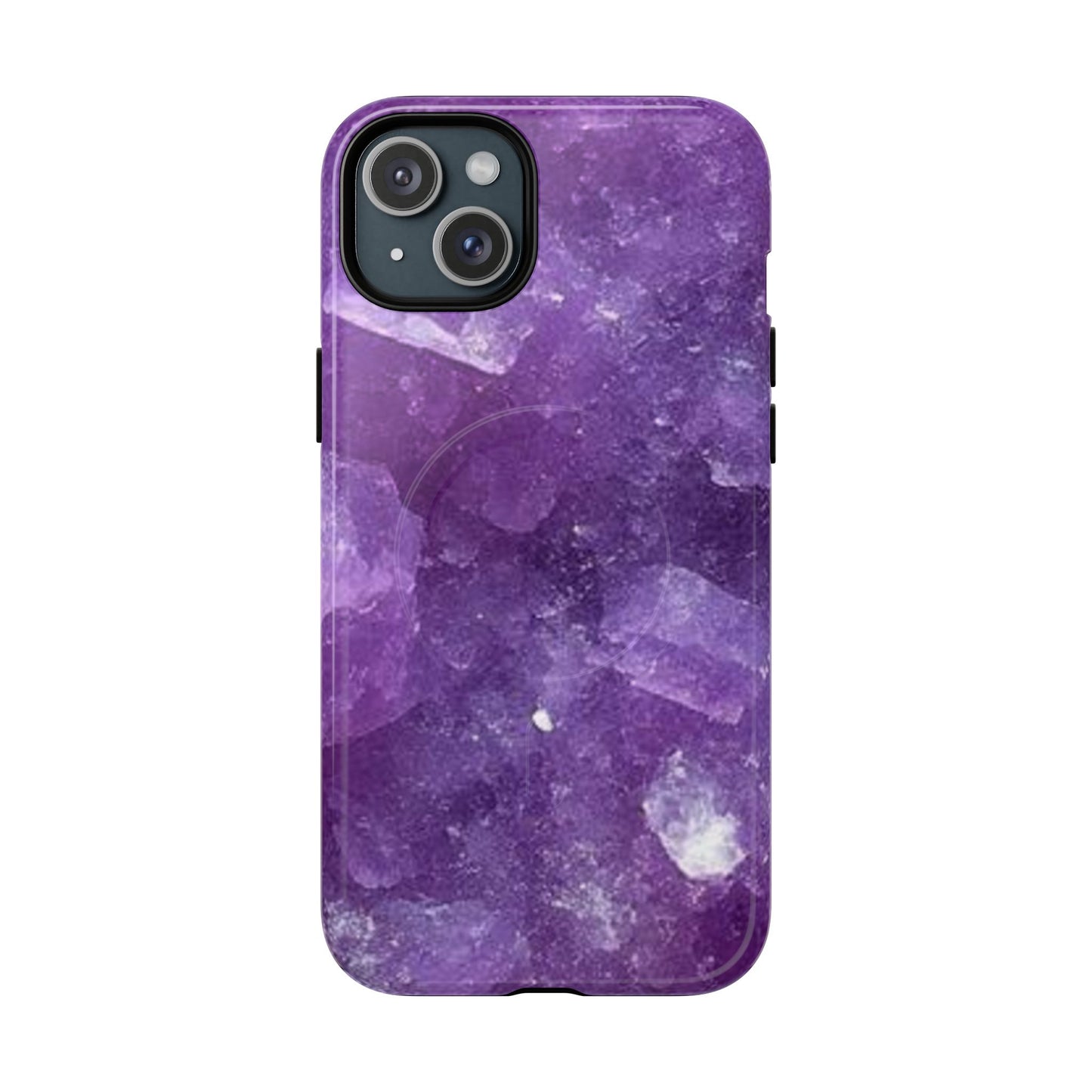 Spiritually Refined – Amethyst Crystal iPhone Magnetic Tough Case