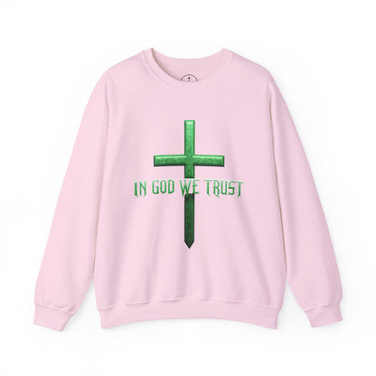 In God We Trust (Matrix)– Women’s Christian Sweatshirt