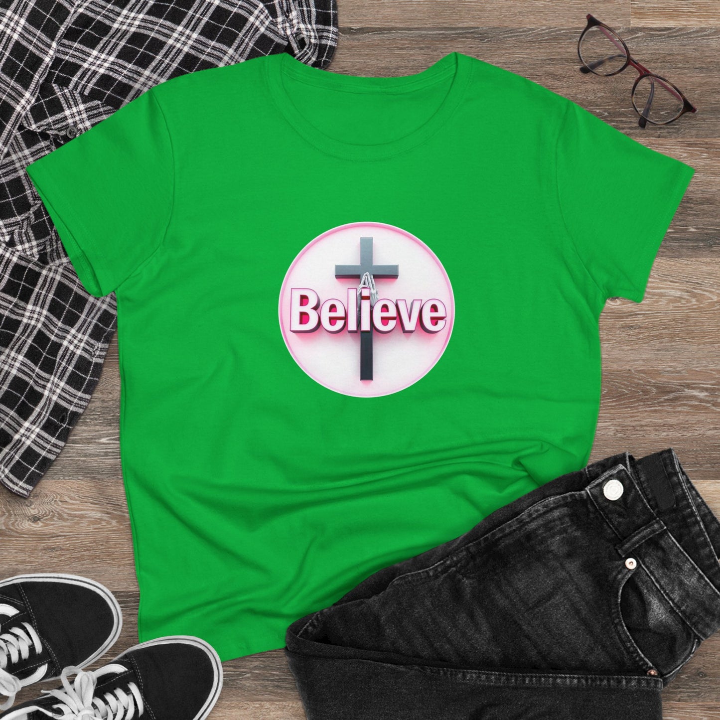 Believe | Women’s Christian T-Shirt with John 11:40