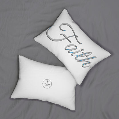Faith Lumbar Pillow – Inspirational Comfort for Home