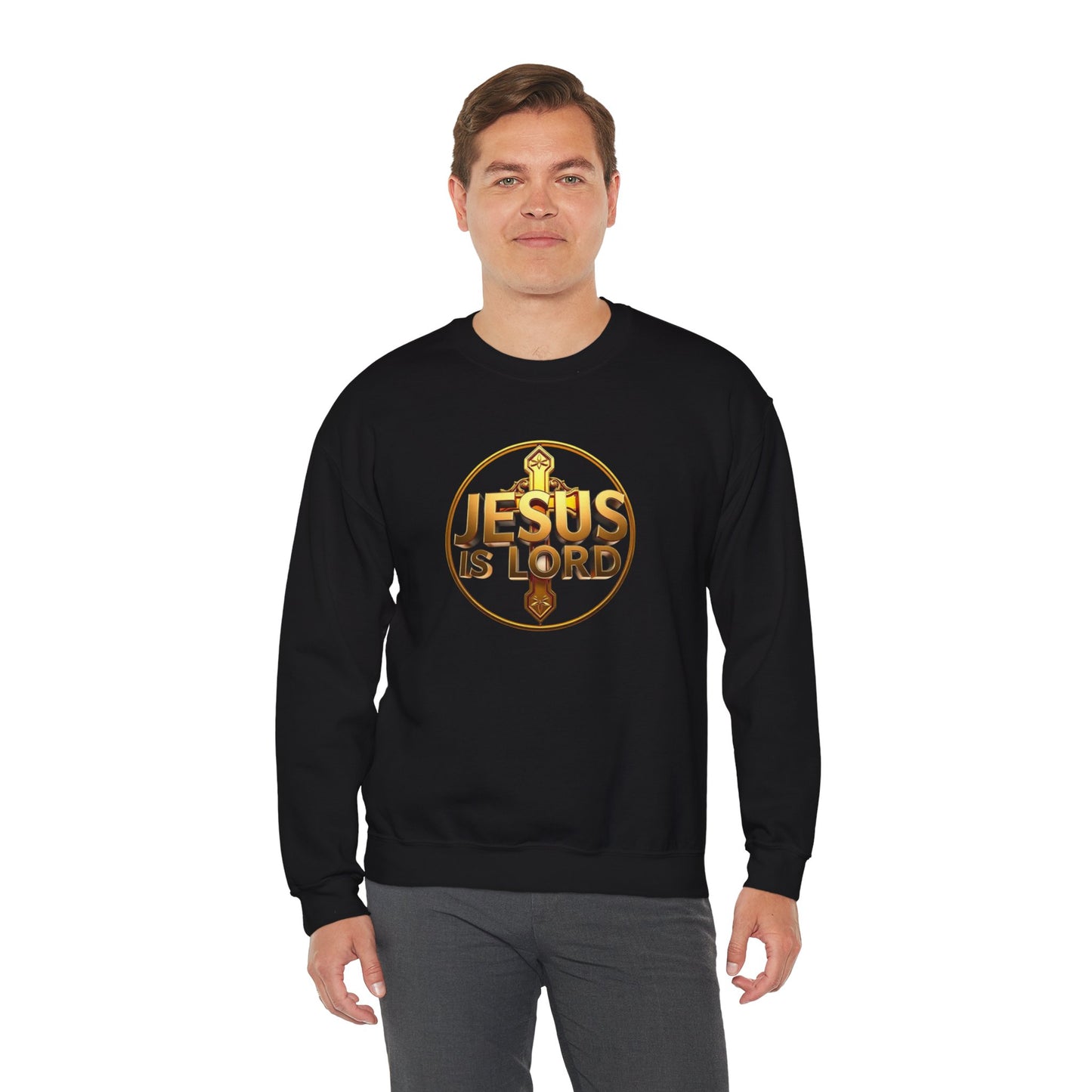 Jesus Is Lord (Gold Ed) - Men's Faith Sweater