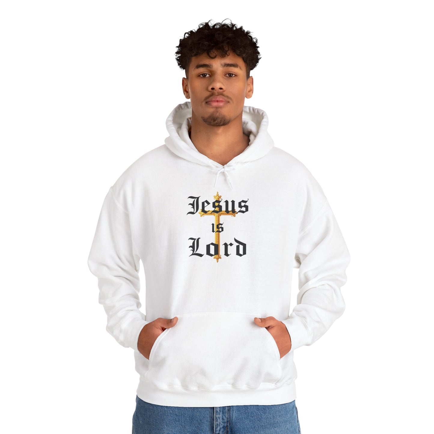 Jesus is Lord Men's Christian Hoodie