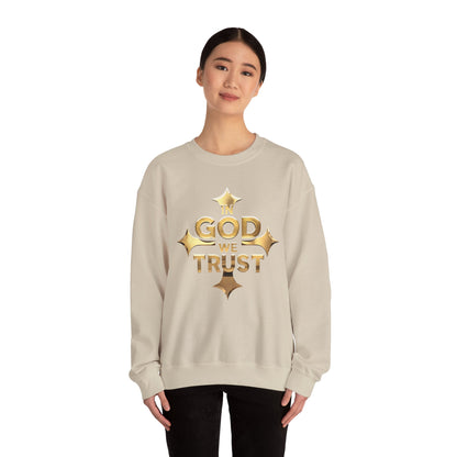 In God We Trust (Gold) - Women’s Christian Sweatshirt