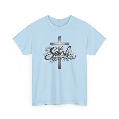 Selah Cross Tee — Men's Christian T‑Shirt