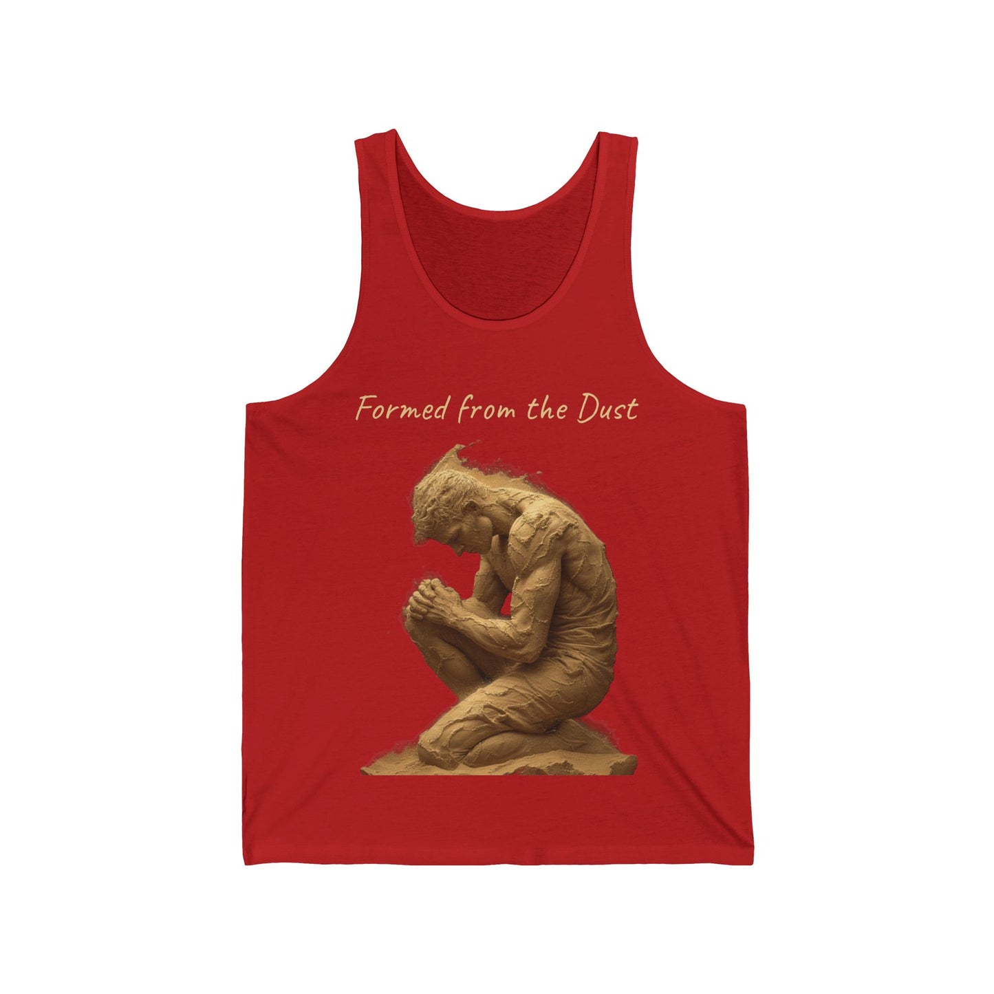 Formed from the Dust (Light Lettering) | Men’s Christian Tank Top