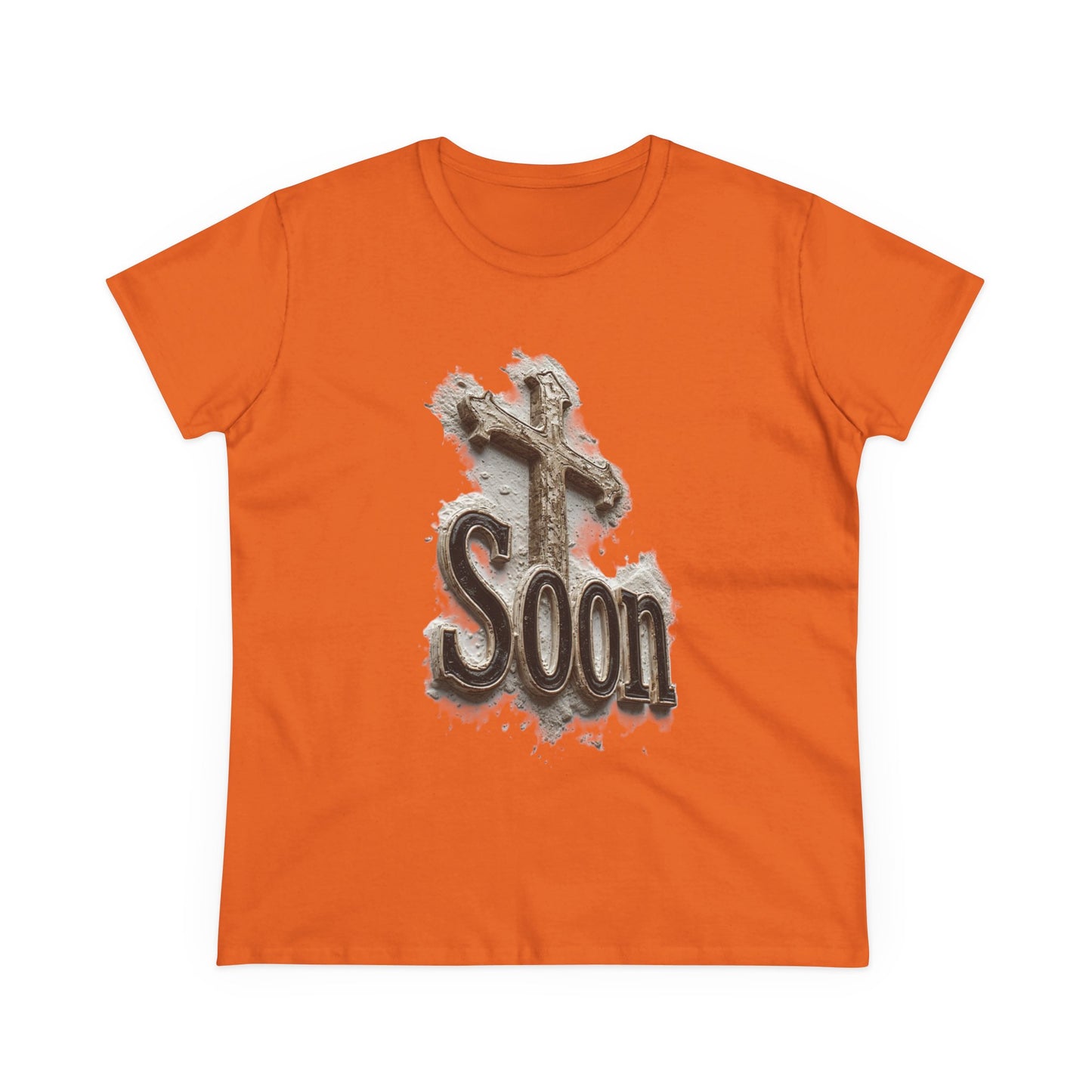 Christian Women’s T-Shirt – Soon Cross Tee