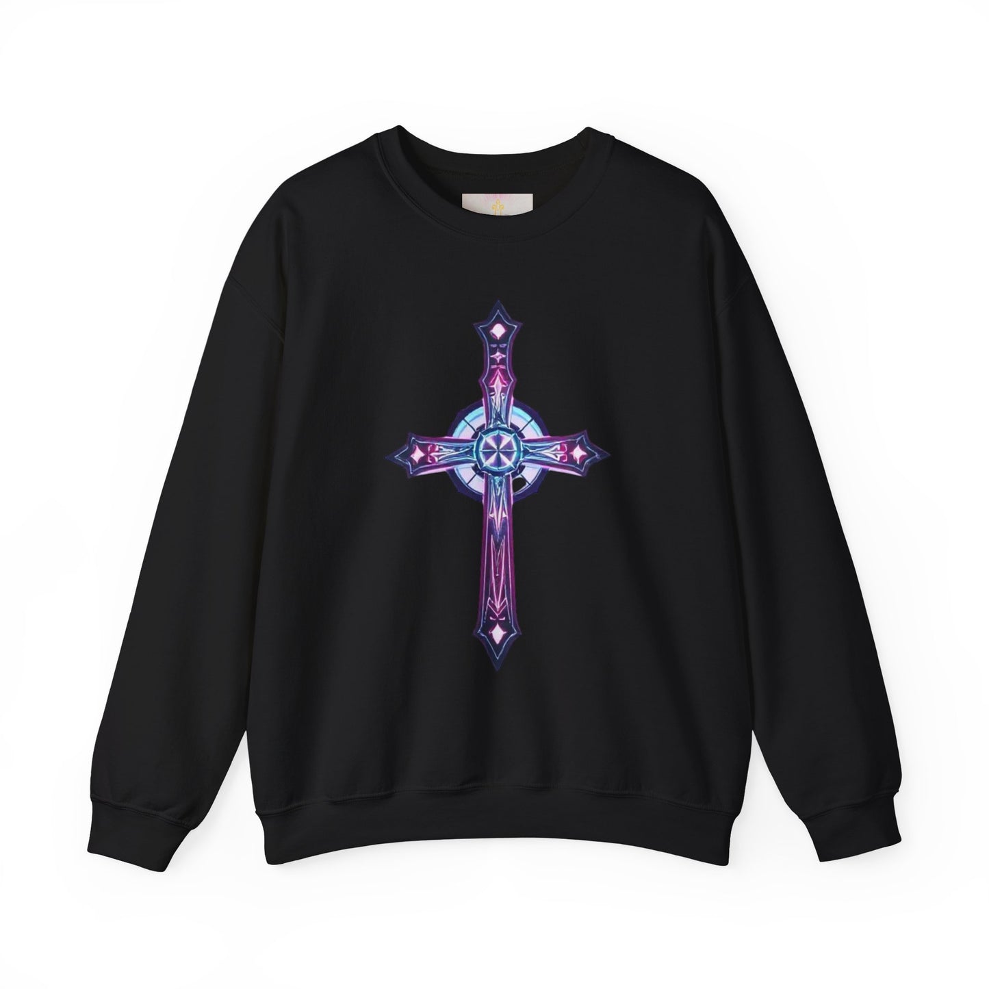 Men’s Christian Sweatshirt – Modern Cross Design for Bold Faith