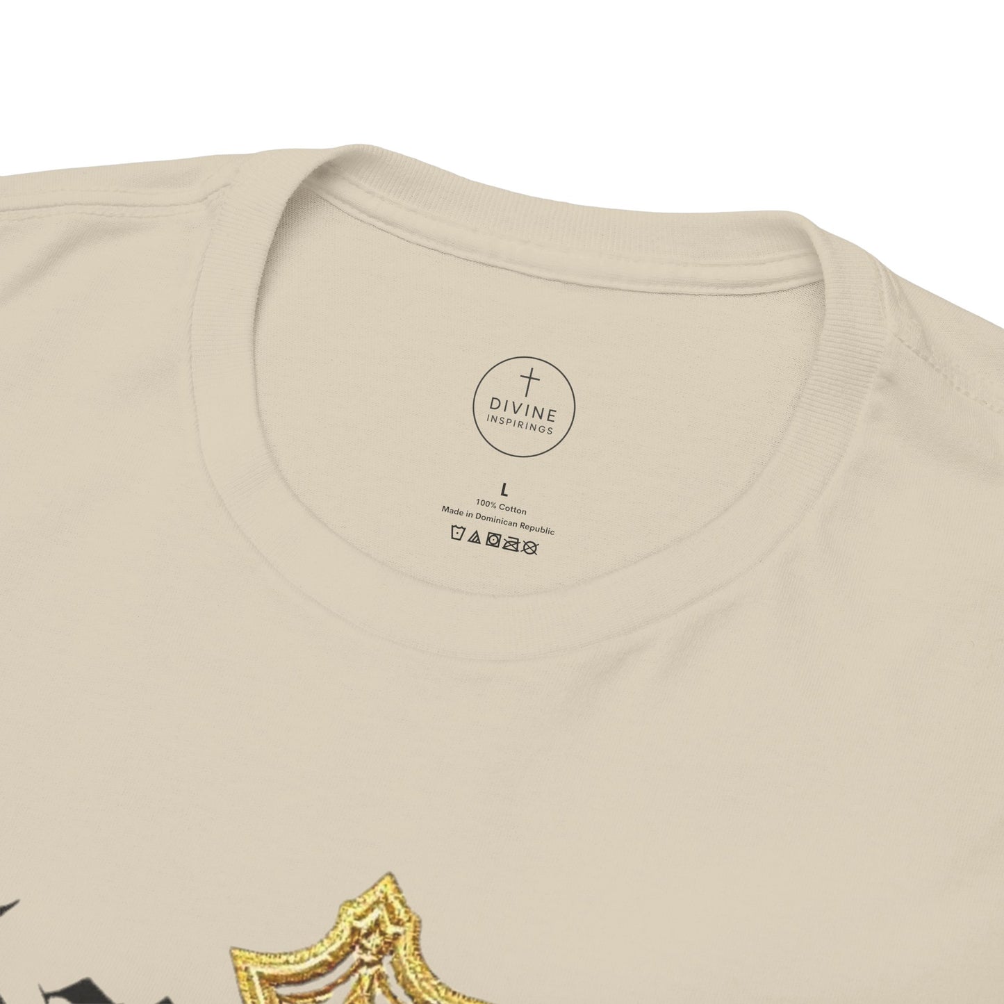 Sanctified Men's Gothic Cross T-Shirt – Faith in Bold Elegance