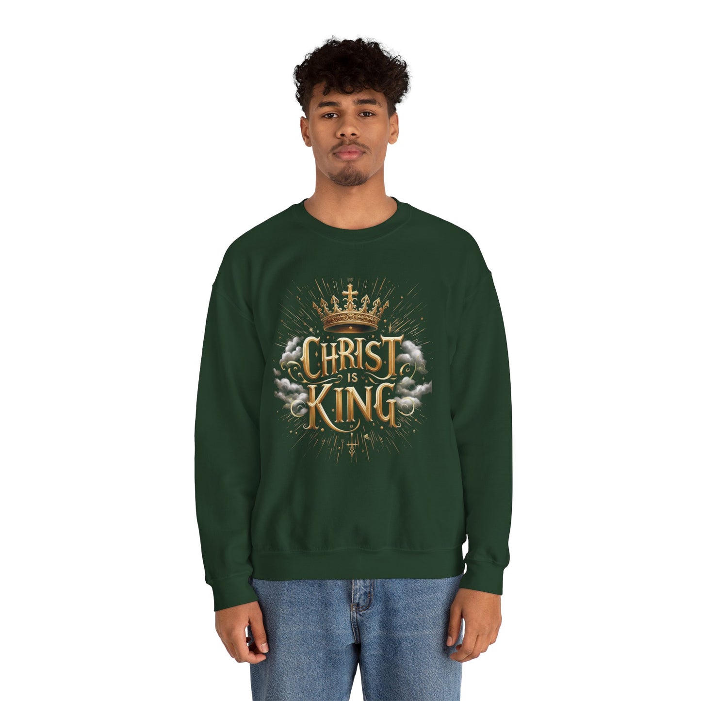 Christ is King - Men's Christian Sweatshirt