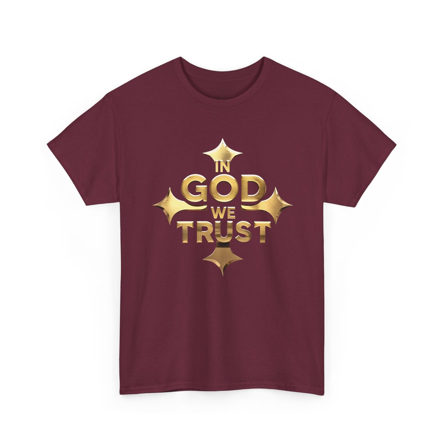 In God We Trust (Gold)- Men's Christian T-Shirt