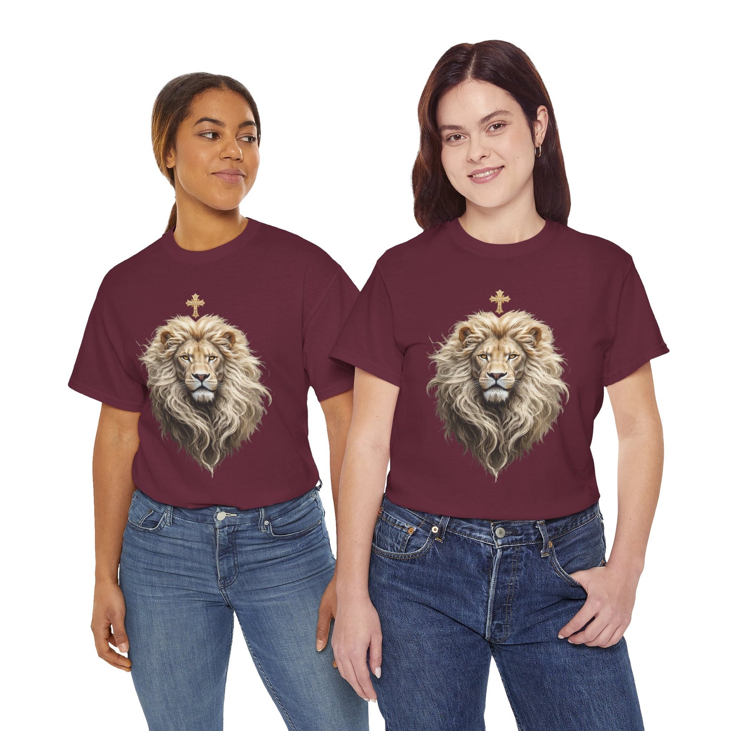 Christ the King (Lion of Judah) — Women's Christian T-Shirt