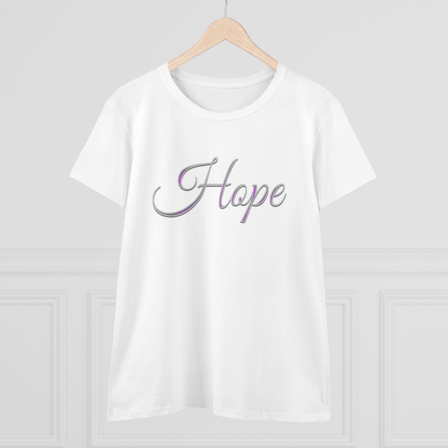 Women’s “Hope” Tee – Inspirational Scripture Design | Romans 15:13