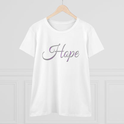 Women’s “Hope” Tee – Inspirational Scripture Design | Romans 15:13