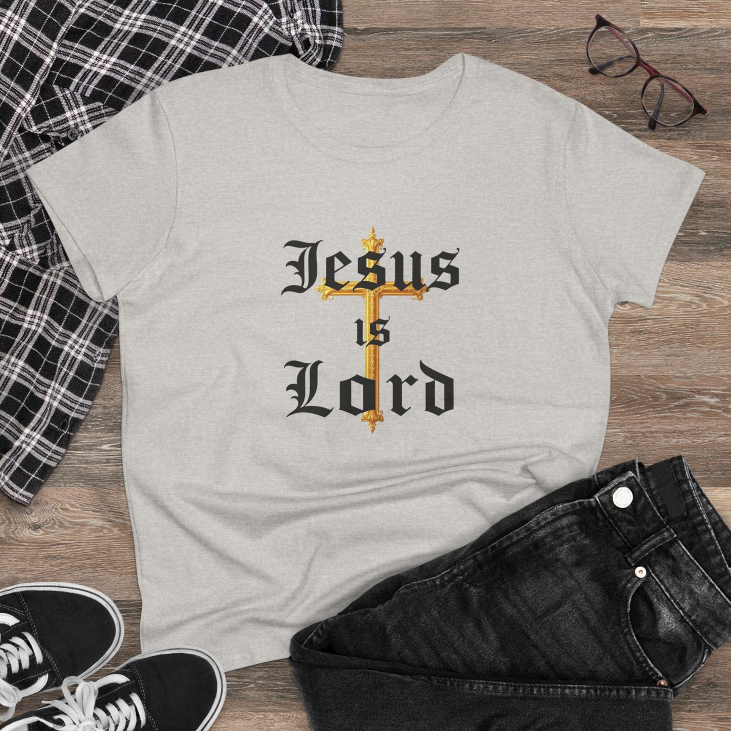 Jesus Is Lord – Women’s Tee of Devoted Faith