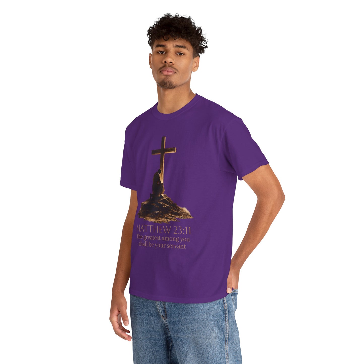 Humble Servant - Men's Christian T-Shirt (Front Design)