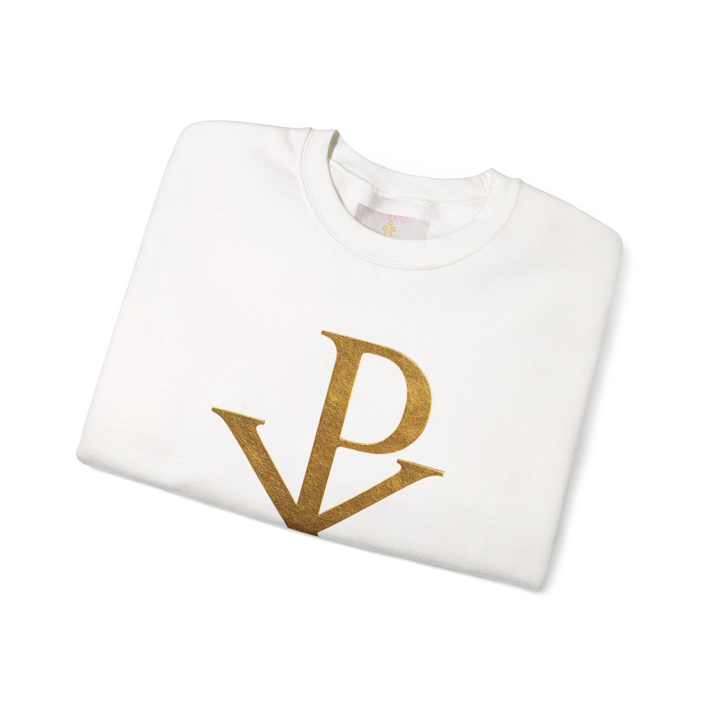 Chi Rho (Gold) – Women’s Christian Sweatshirt