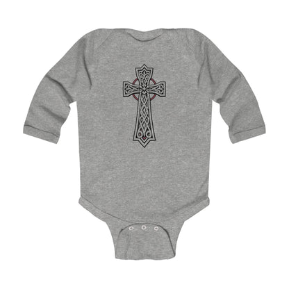 Blessed Beginnings – Infant Onesie with Celtic Cros