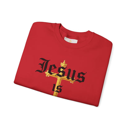 Men’s “Jesus is Lord” Christian Sweatshirt – Bold Faith Statement Pullover