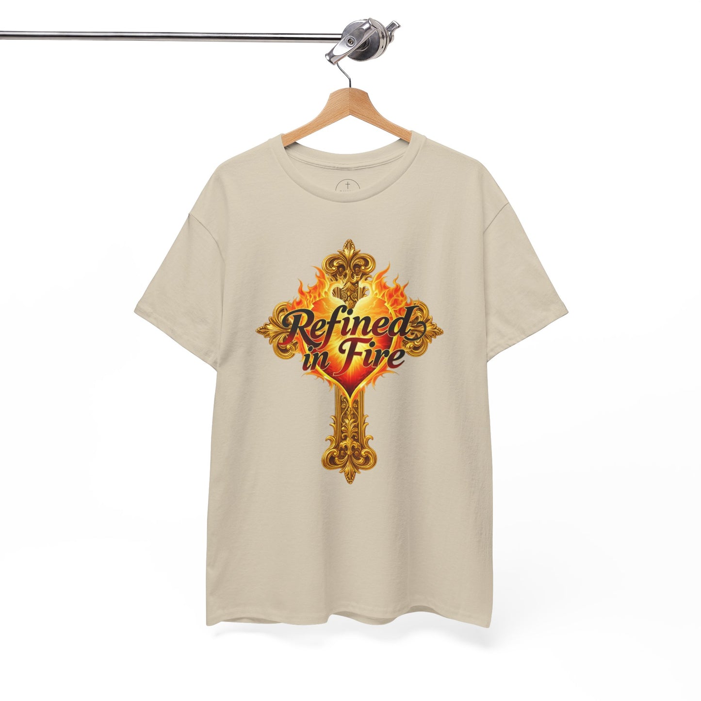 Refined in Fire — Men's Ornate Christian T-Shirt