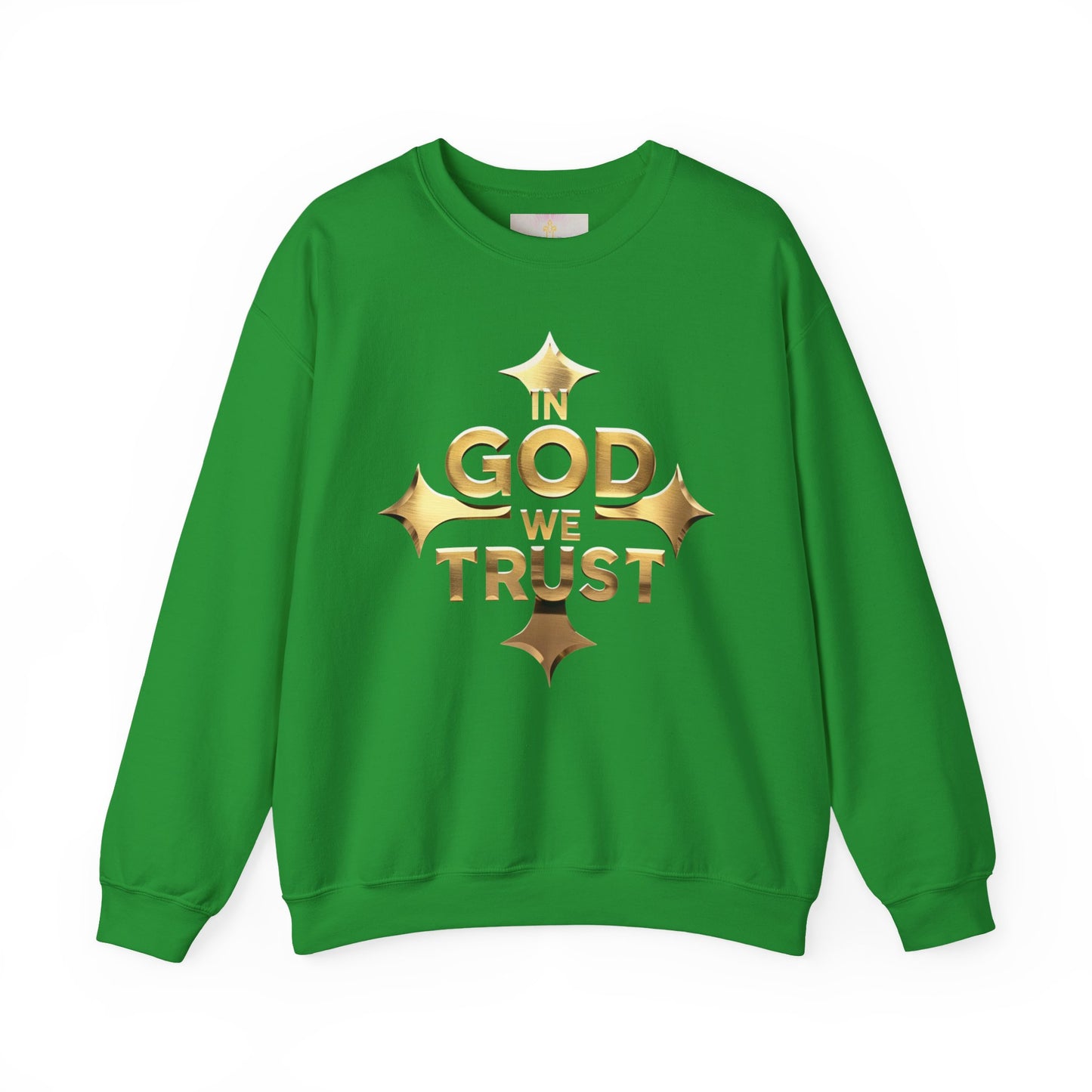Golden Creed – “In God We Trust” Christian Men’s Sweatshirt