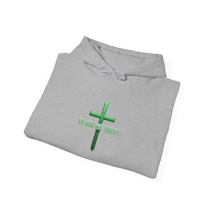 In God We Trust - Women's Christian Hoodie (Green Design)