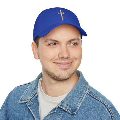 Gold Cross Baseball Cap – Faith-Inspired Adjustable Hat