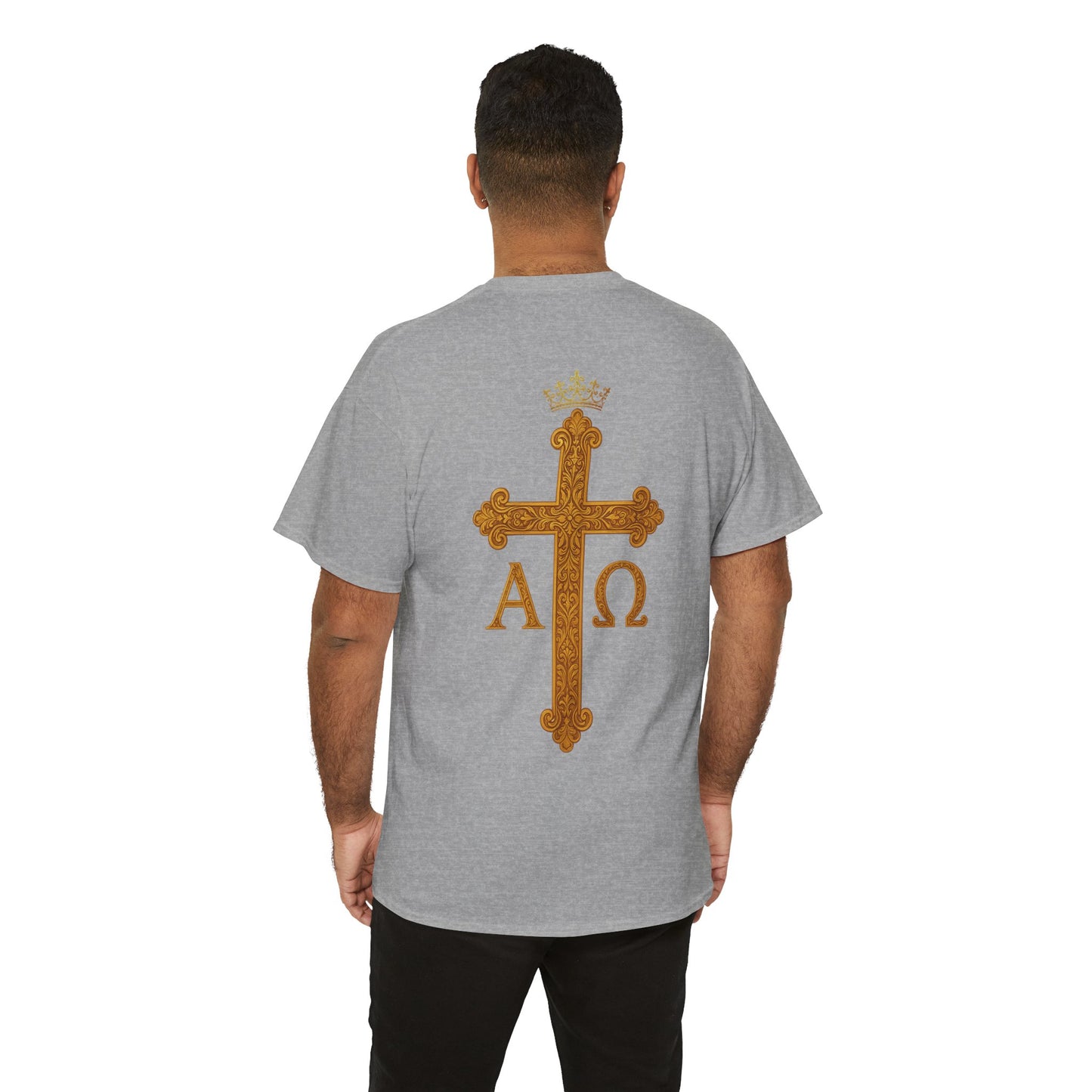Christ Is King – Lion & Cross Men’s Christian Tee