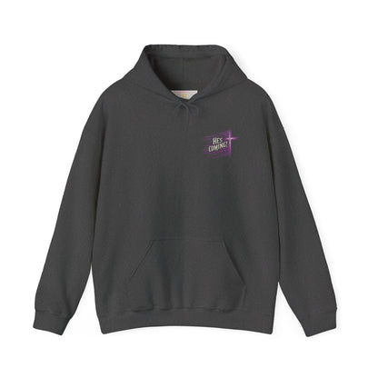 He's Coming – Women’s Christian Hoodie with Cross