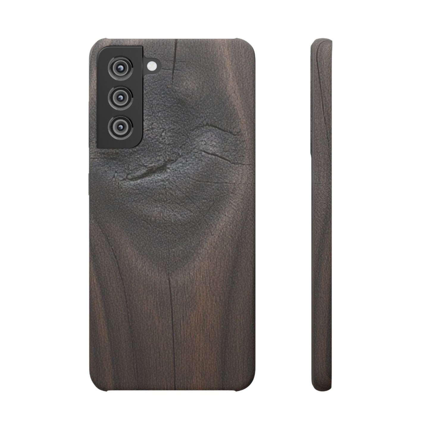 Dark Wood Grain Samsung Snap Case