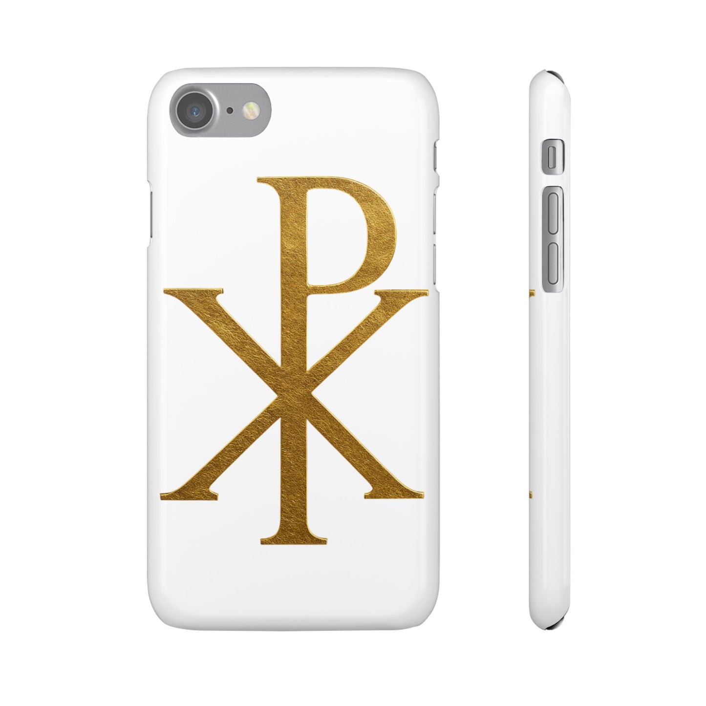 White Chi Rho Snap Case for iPhone – The Way, Truth & Life