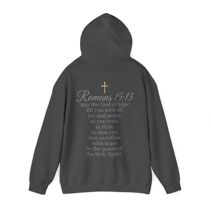 Women’s “Hope” Hoodie – Inspirational Scripture Pullover | Romans 15:13