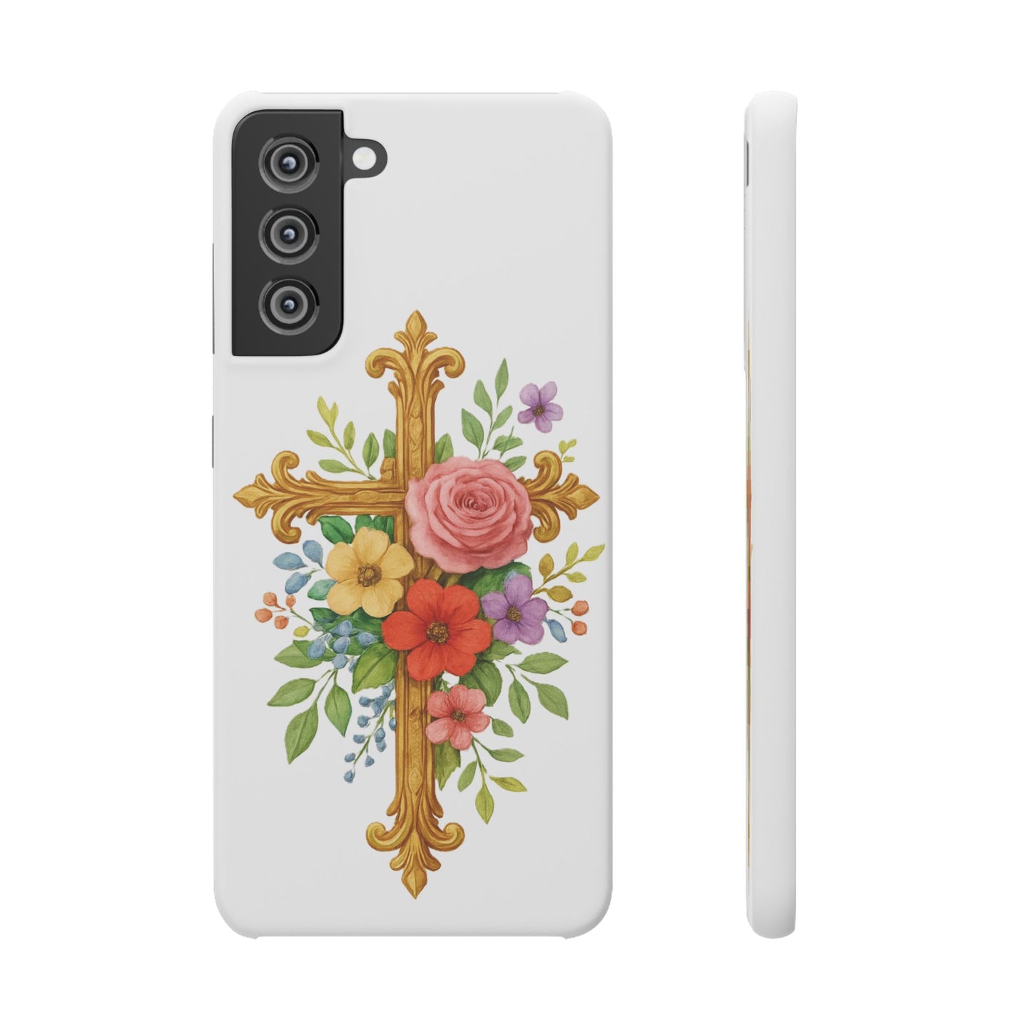 Floral Cross Snap Case for Samsung – Faith in Bloom