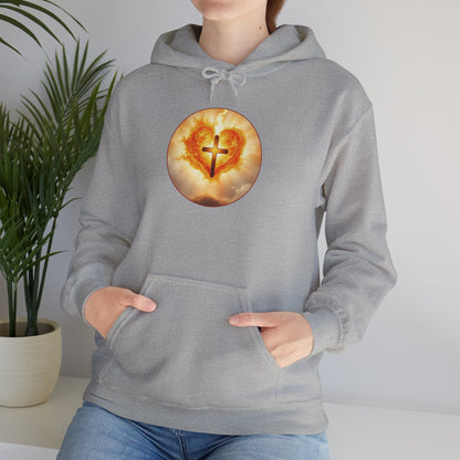 Women’s Sacred Heart Hoodie – Faith-Inspired Spiritual Pullover