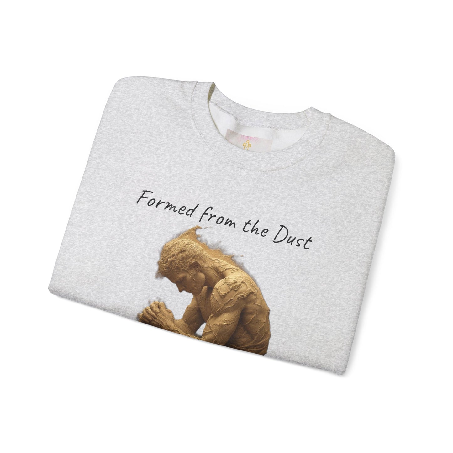 Formed from the Dust | Men’s Christian Sweatshirt with Genesis 2:7