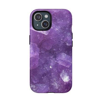Spiritually Refined – Amethyst Crystal iPhone Magnetic Tough Case