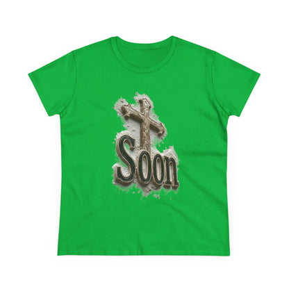 Christian Women’s T-Shirt – Soon Cross Tee