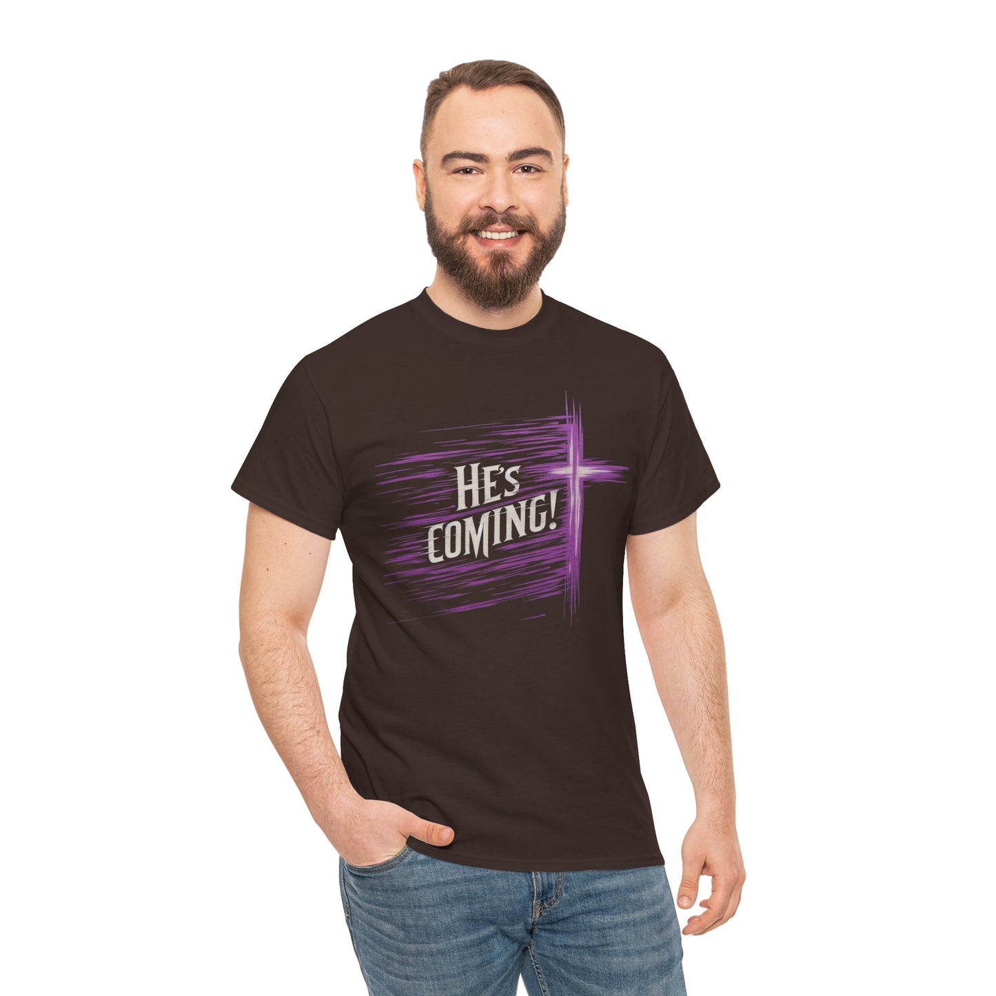 He’s Coming – Bold Christian Men’s Tee
