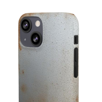 Old Steel Finish iPhone Snap Case